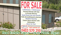 For Sale - Real Estate Signs. Jack Flash Signs